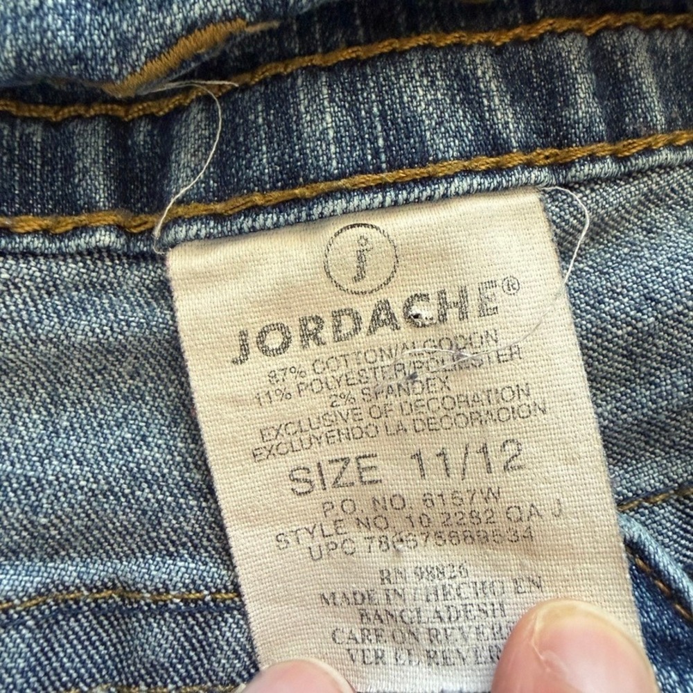 Vintage Jordache Jeans Womens 11/12 Y2K Low Rise Flare Wide Leg Medium Wash - Picture 7 of 13